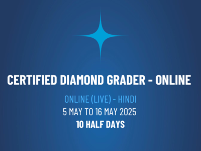 Certified Diamond Grader – Online Theory Module – CDGOLH3502501