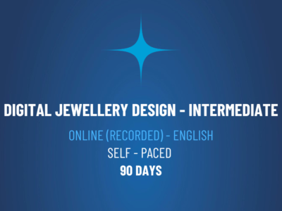 Recorded Digital Jewellery Design – Intermediate – RDJDI