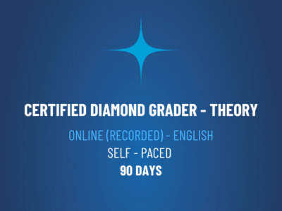 Certified Diamond Grader – Recorded – CDGRE15025
